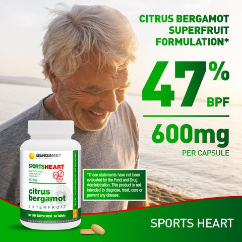 BergaMet SPORTS HEART - Citrus Bergamot SuperFruit™ - BergaMetNA