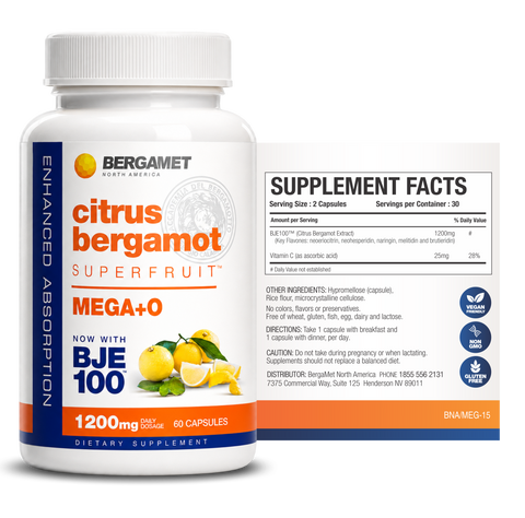 BergaMet MEGA+O - Citrus Bergamot SuperFruit™