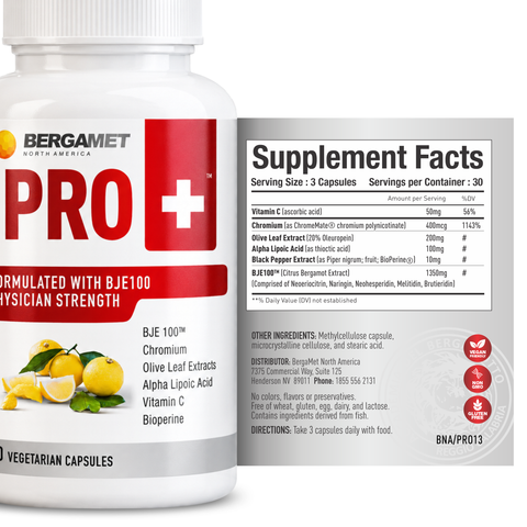 BergaMet PRO+ Citrus Bergamot SuperFruit™