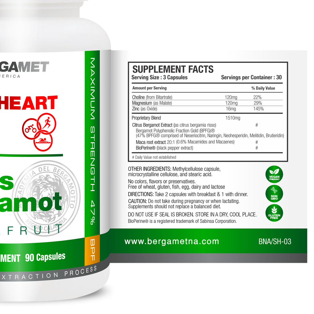 BergaMet SPORTSHEART - Citrus Bergamot SuperFruit™