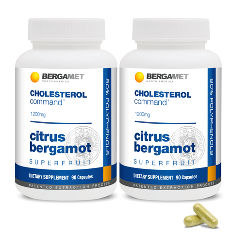 BergaMet CHOLESTEROL COMMAND - Citrus Bergamot SuperFruit™ - BergaMetNA