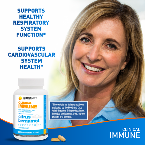 BergaMet Clinical IMMUNE™ - Citrus Bergamot SuperFruit™ - BergaMetNA