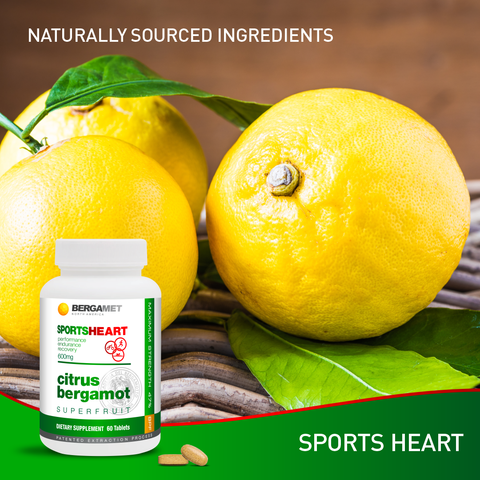 BergaMet SPORTS HEART - Citrus Bergamot SuperFruit™ - BergaMetNA